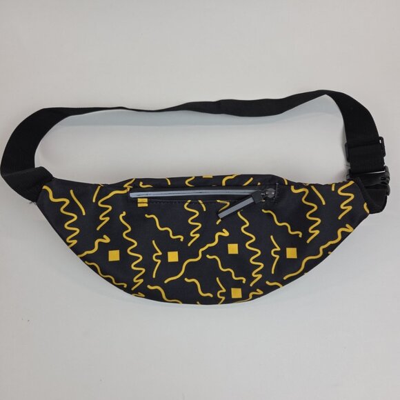 Mike's Hard Lemonade Fanny Pack Waist Adjustable Black Yellow Belt - Picture 5 of 10
